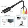 AV в HDMI Конвертер HDMI 1080P 720P для Приставки Компьютера к Телевизору Кабель Трехцветный RCA Штекер Длина 1м/3.3фут