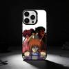 Anime R-Rurouni Kenshin Phone Case For iPhone 17,16,15,14,13,12,11 Plus,Pro Max,XS,Colored silver phone case