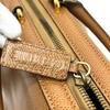 CELINE 2WAY Bag Hand Bag Shoulder Bag Leather Brown/GoldHardware