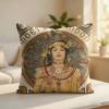 AALFONS MUCHAS Retro Cushion Cover Silky Short Plush Invisible Zipper Dustproof Sofa Pillow Case For Home Decor