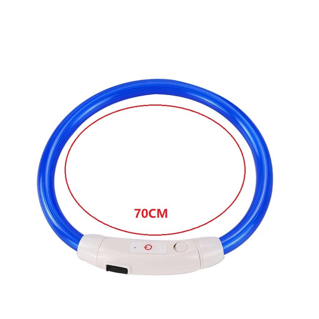Товары для животных USB-перезаряжаемый светодиодный ошейник для собак для прогулок