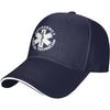 Кепка-бейсболка EMS Star of Life EMT Парамедик Медик Регулируемая Унисекс Сэндвич Папа Шляпа Шляпа для Гольфа
