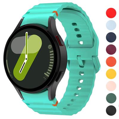 Силиконовый ремешок для Samsung Galaxy Watch 7/FE/5 Pro/6/4 Classic 44мм 40мм Спортивный силиконовый браслет Correa для Galaxy Watch 7 4 Ремень