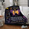14Th Birthday Celebration Multi-purpose Blanket Comfortable ure Versatile Picnics Four Seasons Universal Warmthful Decor and Friends Y8
