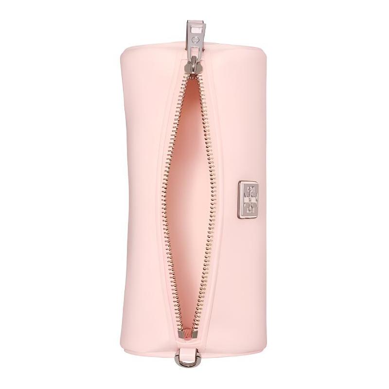 TORY BURCH Tang Liboqi VIRGINIA Silver Hardware Zipper Closure Fabric Cylindrical Bag Shoulder Bag Women's Pink 169167-600