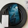 A wolf howling to the sky  Phone Case Black Silicone Soft For Samsung Galaxy A73,A72,A71,A70,A53,A52,A51
