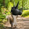 Unicorn Squirrel Feeder Head Feeder, Funny Animal Face Hanging Garden Picnic Table Big Mask Style Wildlife for Backyard Patio Decor Interactive