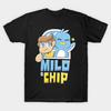 Asian Size Men Print T-shirt Milo And Chip Merch No-Cut Heat Transfer Print Cotton Tshirt