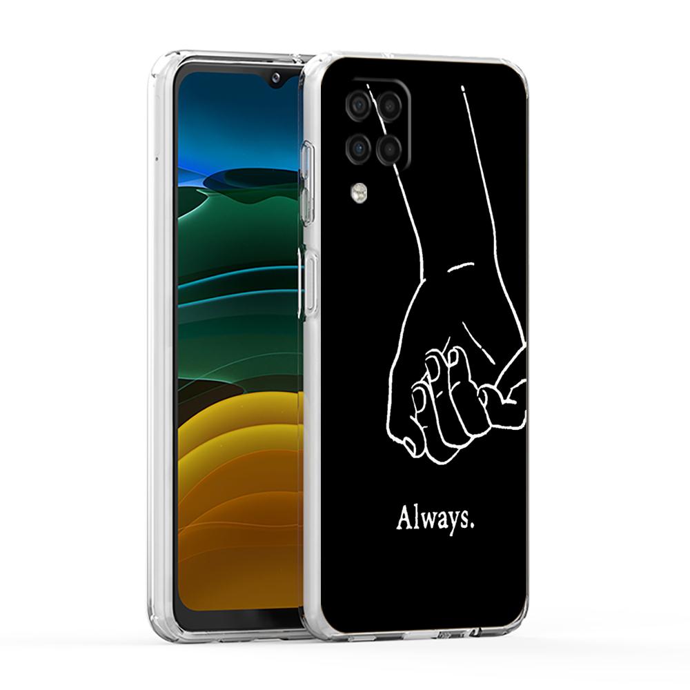 Мультяшная пара Эстетика солнце луна Чехол для телефона для Samsung A13 A33 A35 A55 A73 A53 A23 A51 A71 A21S A31 A41 A05s A03S A15 A25 5G