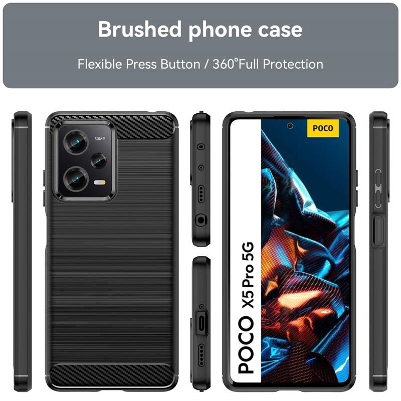 Чехол для POCO X5 Pro 5G Чехол для POCO M5s M5 M3 M4 X3 X4 X5 Pro Противоударный Мягкий Силиконовый Защитный Бампер для POCO X3 X4 GT X5 Pro