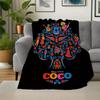 1pc, Disney Coco Blanket Soft Throw Blankets for Bed Couch Sofa, Living Room, Travel, Outdoor Blankets, Camping