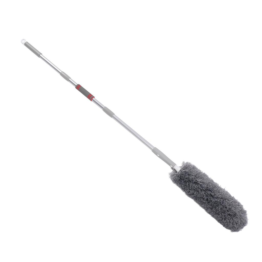 3 Section Aluminium Alloy Pole Extendable Duster Bendable Head Cobweb Microfibre Duster for Blinds