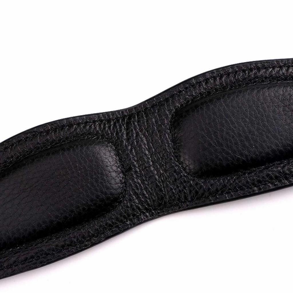 Ремешок для саксофона из натуральной кожи, шейный ремешок для саксофона с удобной мягкой толстой подушечкой