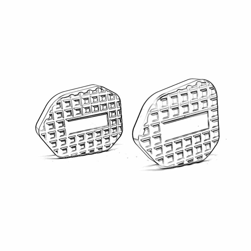 CNC Shift Foot Set for DAX125 ST125 Front and Rear Shift Pedals with Covers (2022, 2023, 2024) - Non-Slip