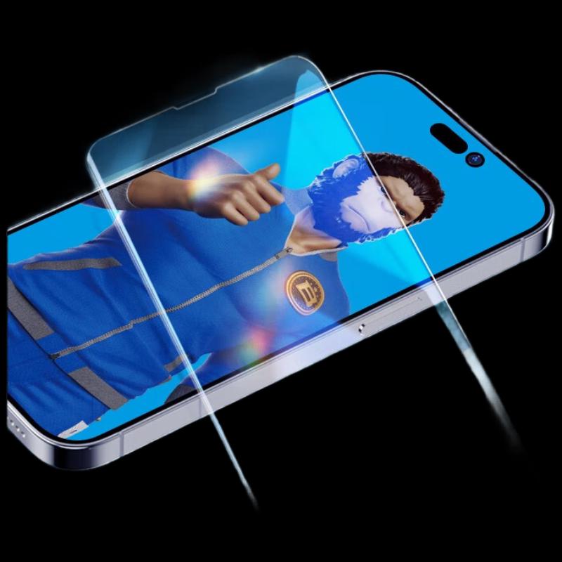 Mr. Blue Gorilla Tempered Glass Screen Protector for iPhone 14 Pro
