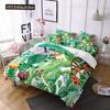 Cactus Duvet Cover Set King Queen Size Tropical Botanical Garden Print Green Plant For Girls Boys Teen Polyester Bedding Set