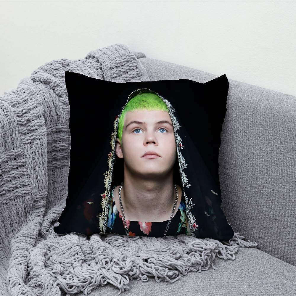 Yung Lean Jonatan Наволочка с принтом Полиэфирное волокно 40x40 см Декор для домашнего дивана, декоративная наволочка для подушки