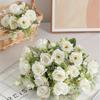 1/3 шт. Роза Искусственные цветы Букет Искусственный цветок для Домашнего декора Комнаты Сада Свадебного украшения Свадебный букет Украшение