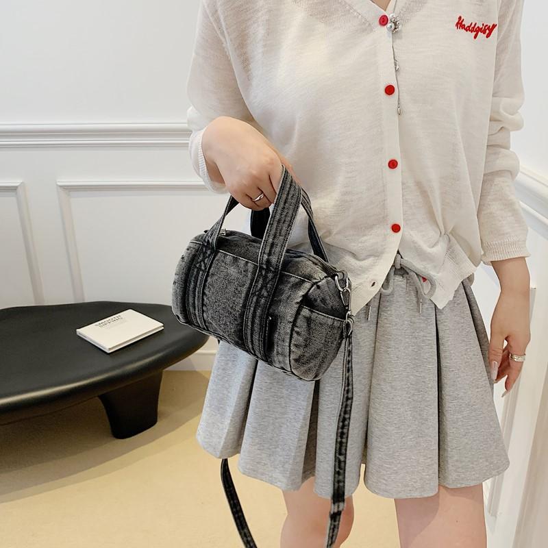 Джинсовая сумка Женская сумка через плечо Сумка для мамы Большая вместимость Сумка кроссбоди