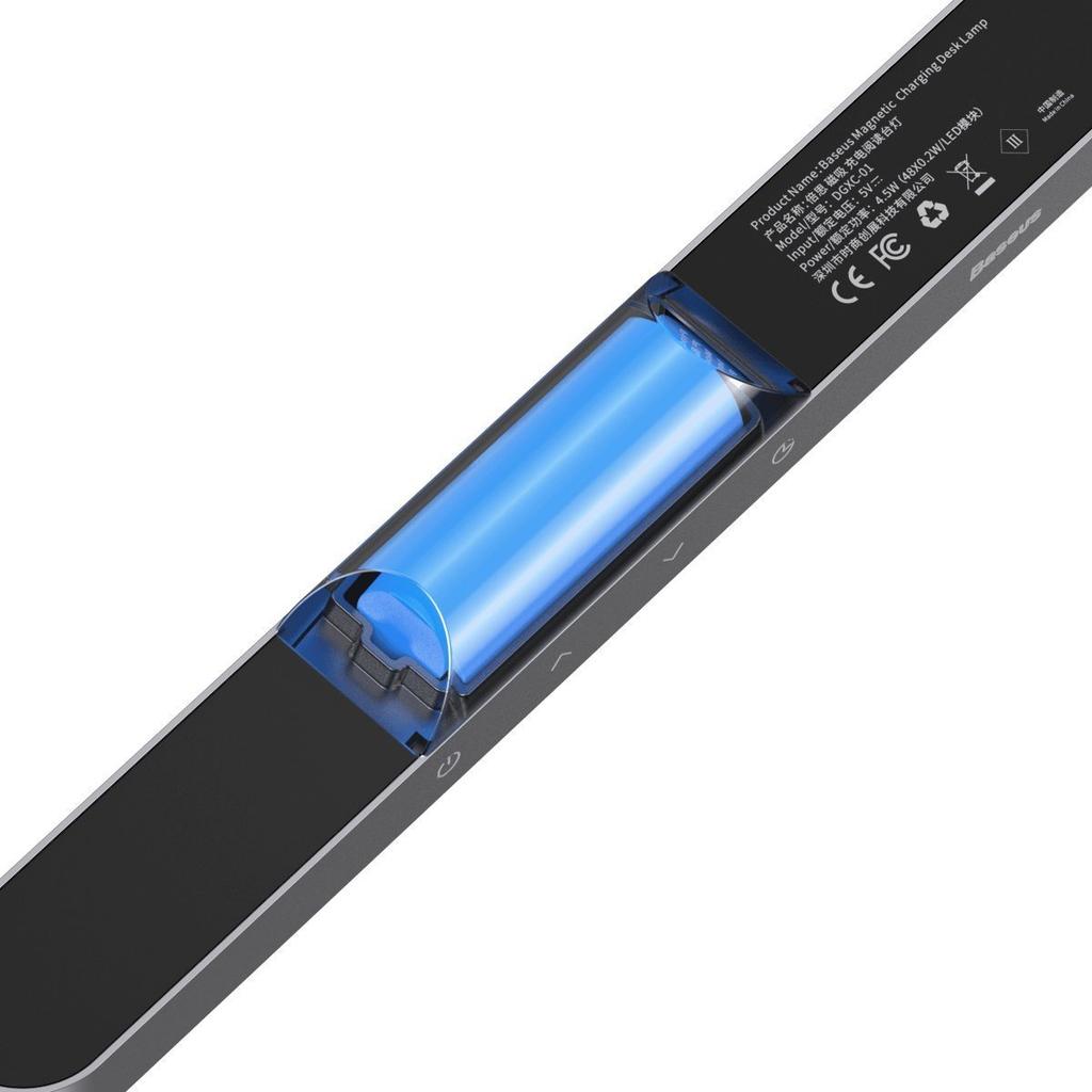 Магнитная лампа Baseus Magnetic Stepless, с сенсорной панелью (Серый)