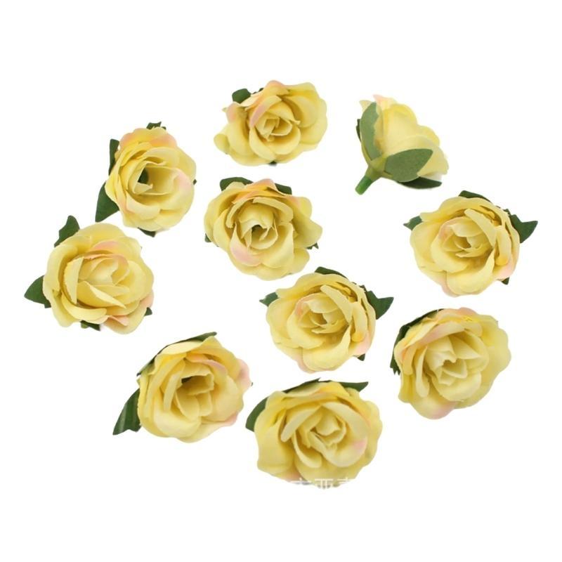  Premium Retro Artificial Roses Bulk Crafting Materials For Bridal Hair Accessories Table Centerpieces Design