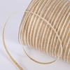 Elegant 0.6cm White Edge Fish Silk Hemp Rope Fishing Silk Hemp Roll Jute Rope Ribbon Ribbon DIY Handmade Holiday Decoration Linen Home Decoration