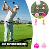 Octopus Golf Tee Hanger Plastic Anti Lost Golf Tee Ring with Strap