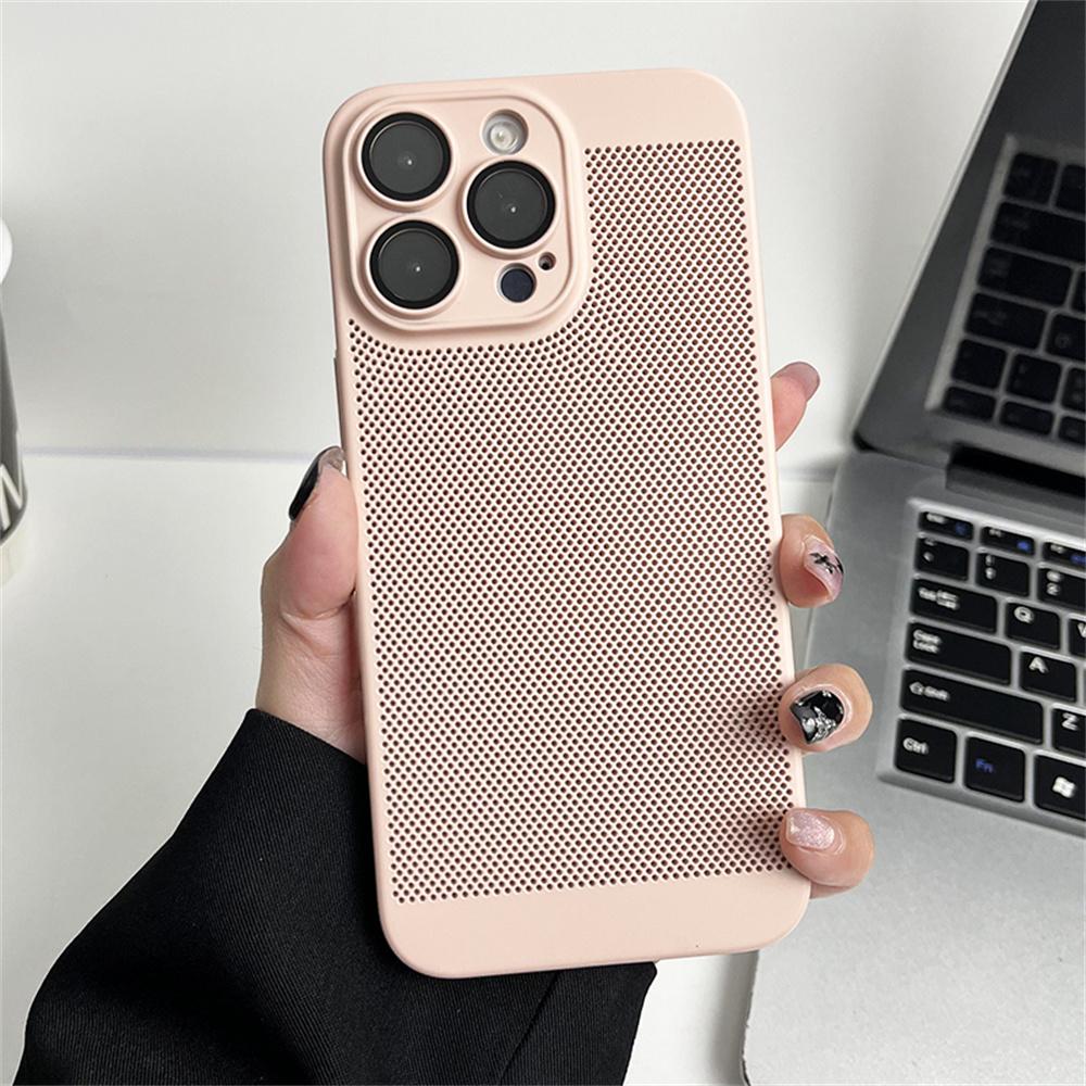 Охлаждающий Матовый Чехол с Теплоотводом Для iPhone 17 Air 16 15 14 13 12 11 Pro Max X XS Max XR Plus SE Mini Металлический Чехол