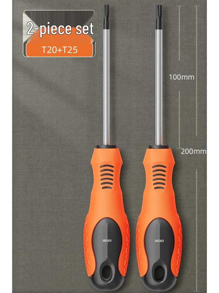 Green Forest Magnetic Hex & Mi Word Screwdriver Set: T8, T15, T20, T25, T30