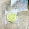 100 PCS New Baking Cookie Plastic Packaging Bag Seal OPP Self Adhesive White Dots