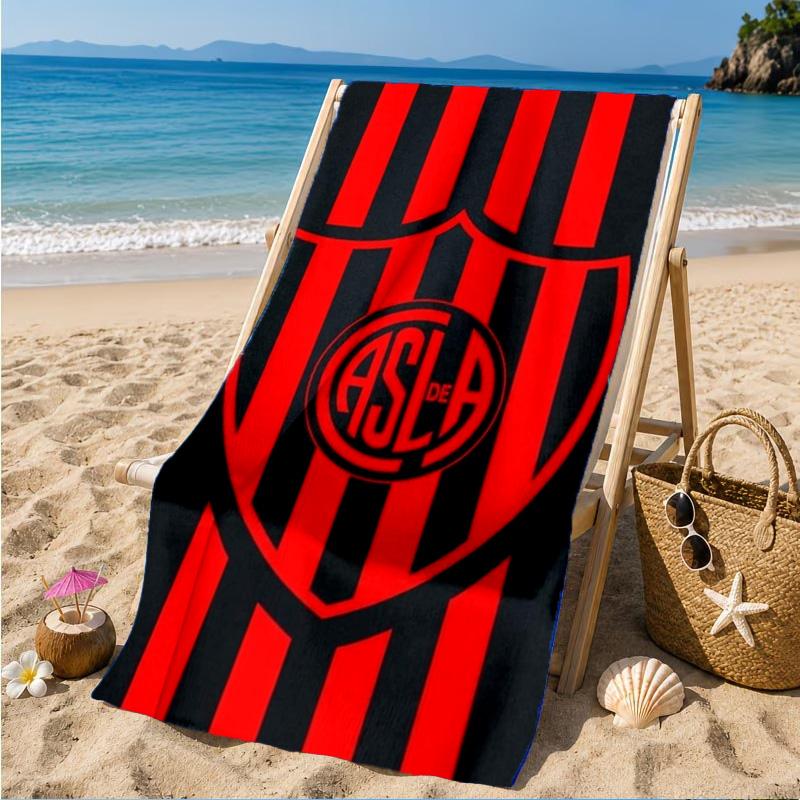 Club Atletico San Lorenzo Beach Towel, Quick-drying, Easy to Care for, Suitable for Both Fitness and Beach Vacations,Sports Essential