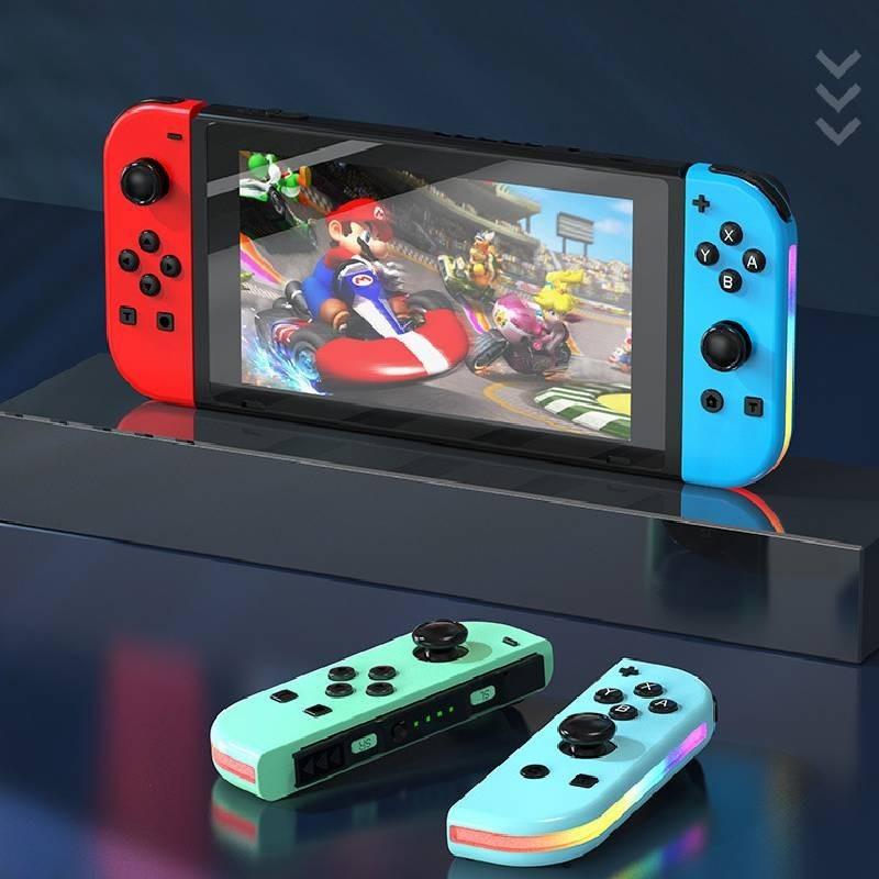 Цветной RGB переключатель Joycon контроллер с яркой вибрацией и чувствительностью к движению