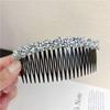 20 Teeth Full Rhinestone Broken Hairpin Hair Comb Hairpins Women Shiny Elegant Combs Hair Clips Fashion Hair Styling Accessories