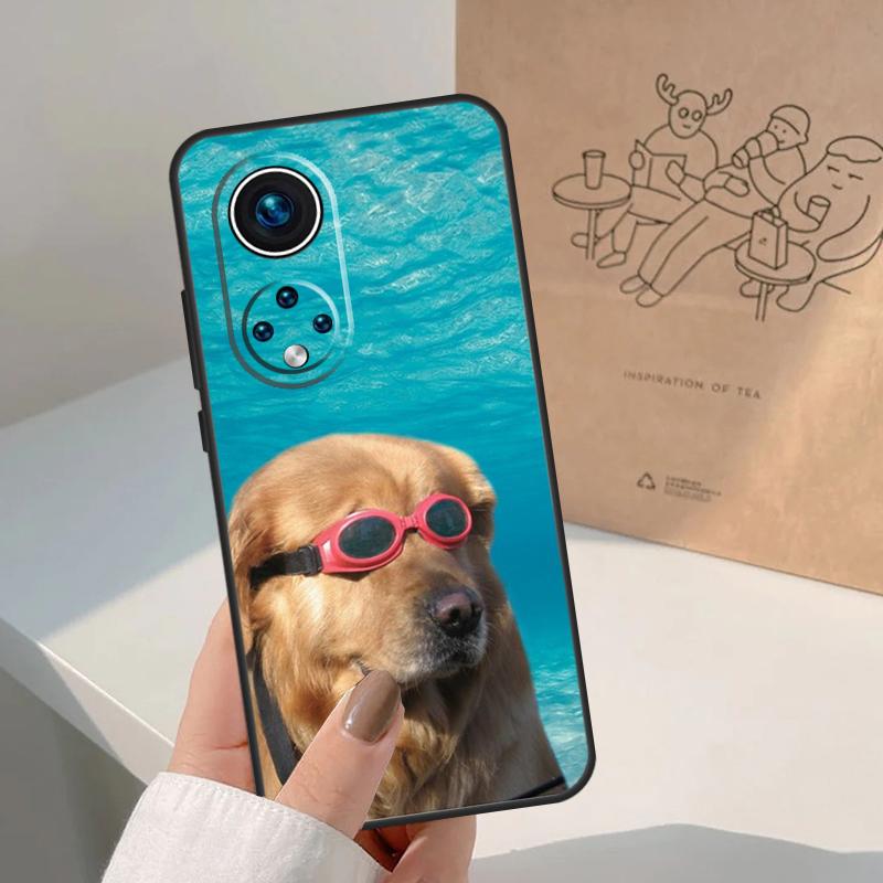 Мультяшная собака Золотистый ретривер Чехол для Honor Magic 8 Pro 7 6 5 Lite Для Honor Win RT 200 400 50 70 90 X8b X9a X9b X9c X9d