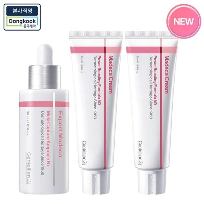 CENTELLIAN24 Madeca Cream Power Boosting Formula AD 50 мл x 2 + Expert Madeca Melacapture Ampoule RX 30 мл