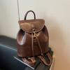 Leisure College Style Backpack Women'S Autumn And Winter Simple Retro Handbag Travel Small Backpack Tide