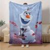1 шт., Плед Олаф Снеговик из мультфильма «Холодное сердце 2» Идеально подходит для домашнего декора, Дивана, Использования на улице, Идея для подарка, Фланелевый плед, Спальня, Гостиная, Путешествия