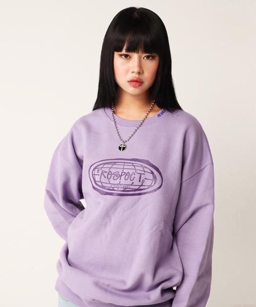 RESPECT Script Logo Respect Sweatshirt (Light Purple)