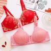 1Pc Wireless Bras Thin Embroidery Bra Breathable Lace Push Up Brassiere Nylon Female Bralette Lingerie Underwear Lady Women