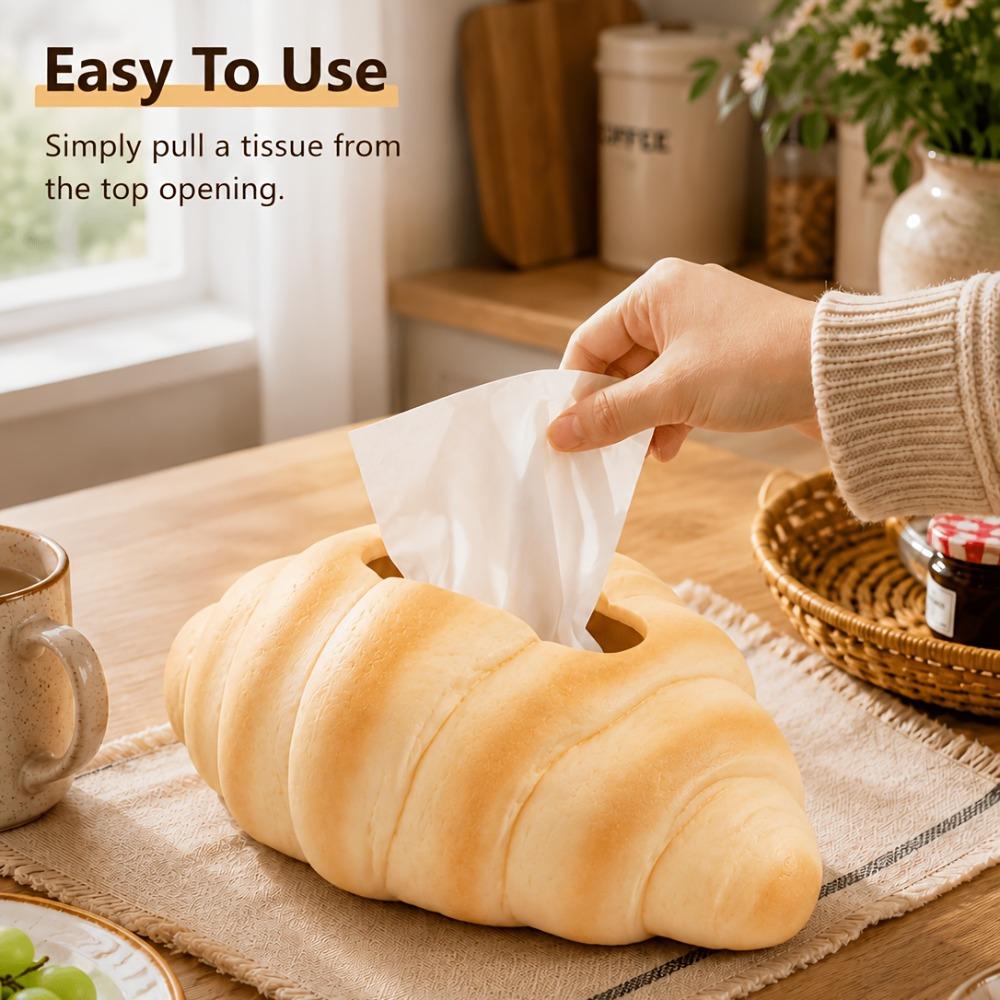 Vinyl Paper Storage Box Desktop Ornament Napkin Holder Creative Desktop Tissue Box Kitchen
