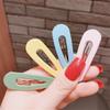 6PCS/lot Girls Fashon Solid Hair Clips Hairpins Children Candy Color Barrette Cute Hair Accessories LXY