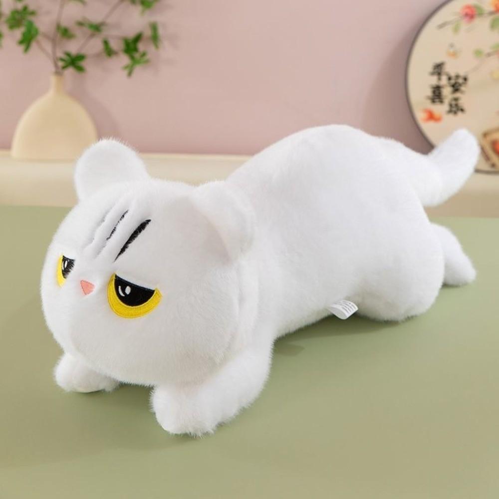 Ins Style Cat Plush Doll Big Cuddly Cat Stuffed Toy Gift Idea Black Cat Plush Toy Boy
