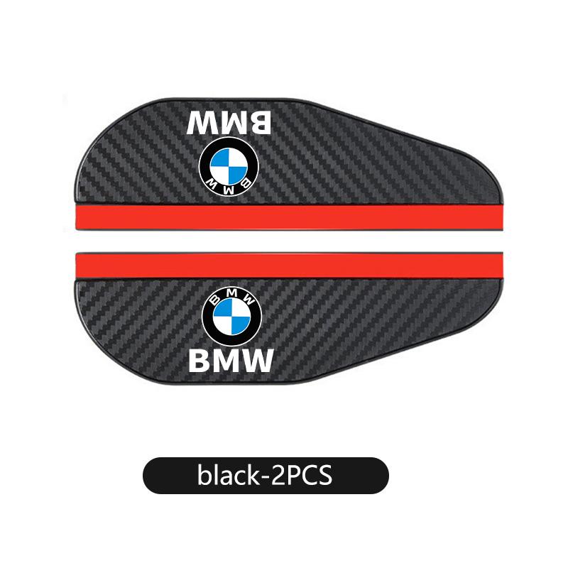 2pcs Car Rearview Mirror Rain Carbon Fiber Protector Stickers For BMW Performance X1 M3 M6 F01 F02 E34 E36 E60 F10 F20 X6