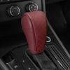 Car Shift Handle Cover PU Leather Non-Slip Wear-resistant Shift Knob Decor Protective Cover Universal Car Interior Accessories