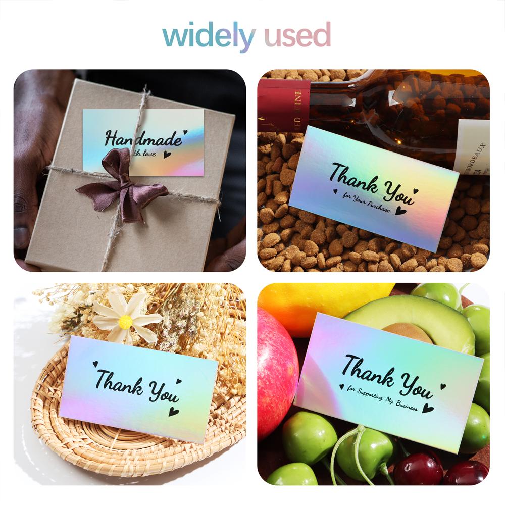 For E-commerce Thanks Notes "Thank You For Your Order" Appreciate Customer Business Greeting Cards