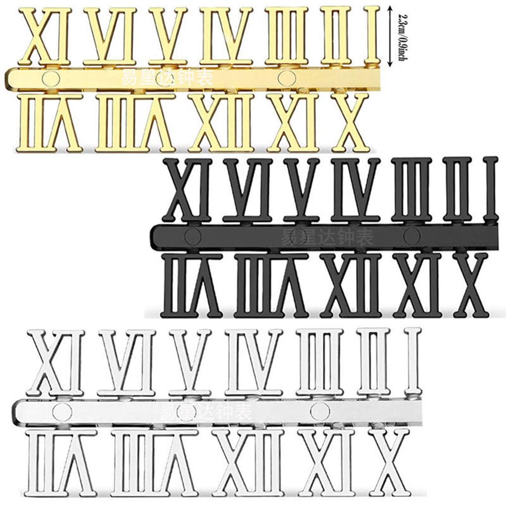 Precise 3CM Clock Numerals High Accuracy Arabic Number Roman Numerals Digital Clock Repair Tool Easy Installation