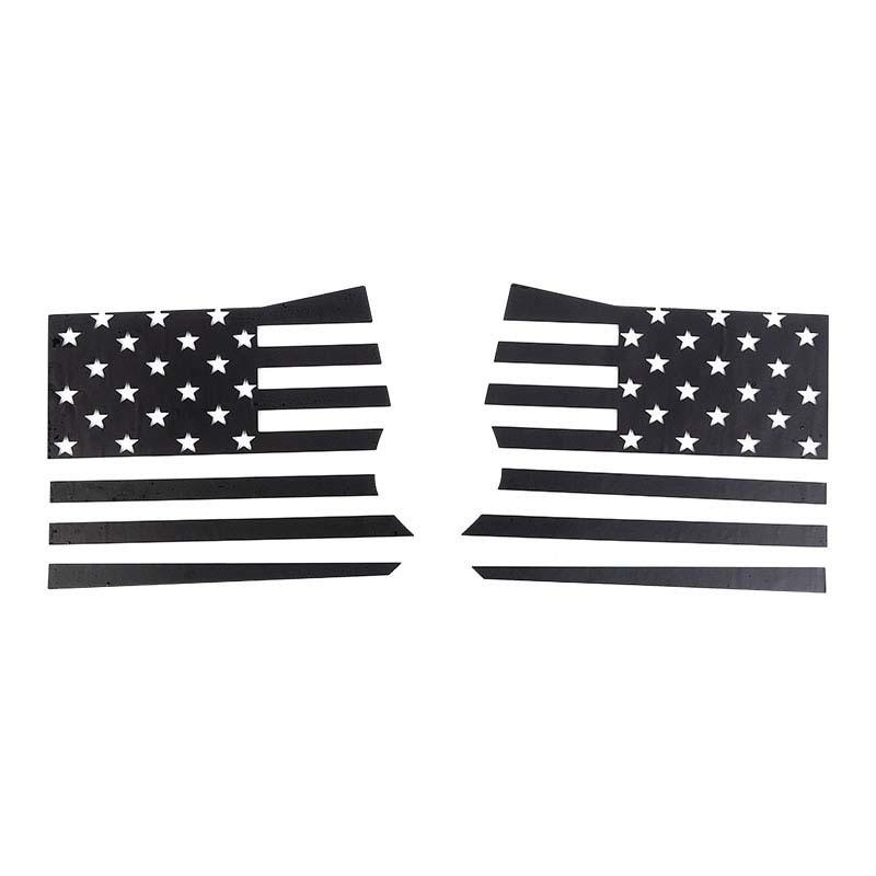 Car Rear Leaf Board Stickers Rear Fender Decoration Trim Decal Sticker For Ford Mustang 2015 Up Car Exterior Accessories