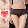 Women's Knickers Transparent Panties See Through Ice Silk Mesh Briefs No Trace Sheer Sexy Underwear
