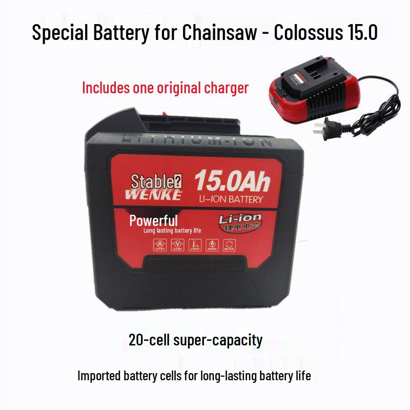 Универсальная литиевая батарея Wenkeli для электроинструментов: Циркулярная пила, Угловая шлифмашина (болгарка), Перфоратор, Столярное дело