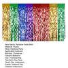 1Pc/2Pcs Rainbow Wavy Table Skirt Metallic Tinsel Foil Fringe Streamers for Birthday Wedding Fiesta Party Decoration